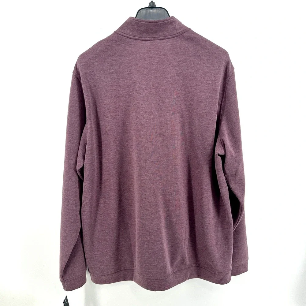 Adidas Elevated Jacket Mens 2XL Shadow Fig Heather Full Zip ADVR0896 NEW